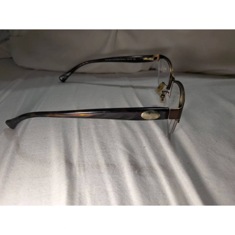 Coach Eyeglasses HC‎ 5066 9155 Satin Brown Dark Tortoise FRAMES ONLY 53-16-135